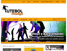 Tablet Screenshot of futebolfreestyle.com.br